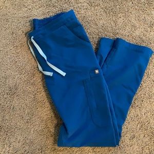 Figs blue scrub pants